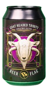 Beer Flag Goat Headed Trinity