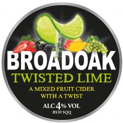 Broadoak Cider Twisted Lime