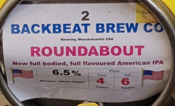 Backbeat Brewing Company Roundabout