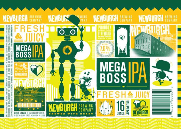Newburgh Brewing Company MegaBoss IPA