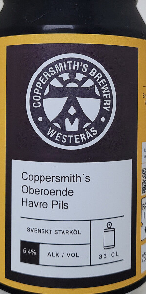 Coppersmith's Brewery Oberoende Havre Pils