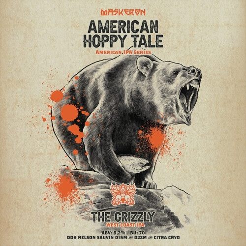 Maskeron American Hoppy Tale: The Grizzly