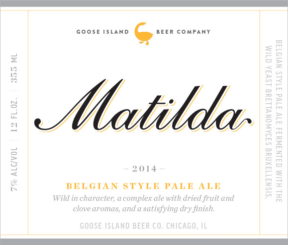 Goose Island Beer Company Matilda (2014)