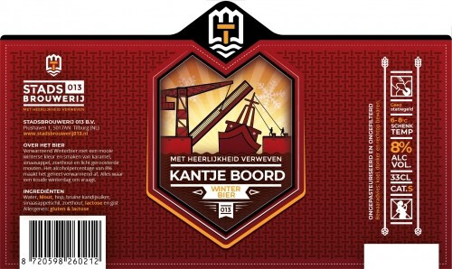 Stadsbrouwerij 013 Kantje Boord