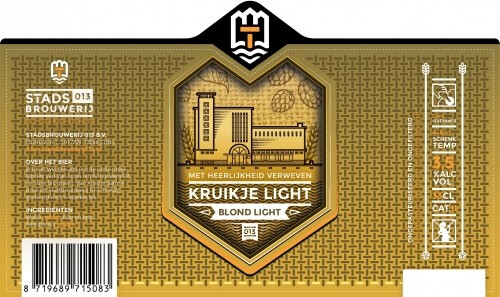 Stadsbrouwerij 013 Kruikje Light