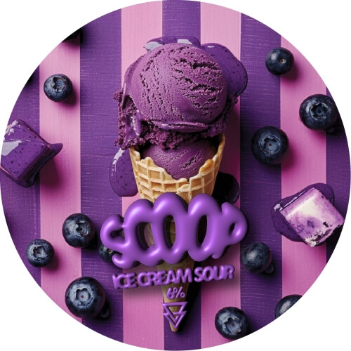 Azvex Brewing Company Scoop - Blueberry Cheesecake