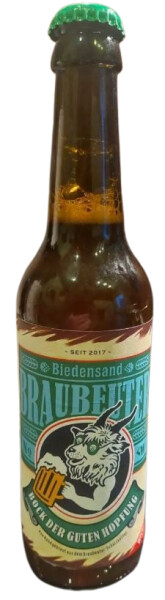 Biedensand Braubeuter Bock der Guten Hopfung