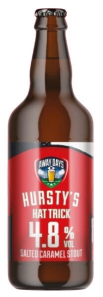 Away Days Beer Hursty's Hat Trick