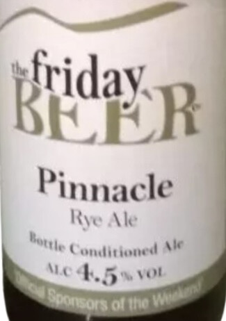 The Friday Beer Co. Pinnacle Rye Ale