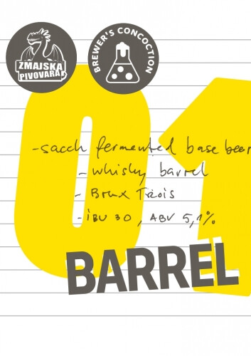 Zmajska Pivovara Brewer's Concoction: BARREL 01