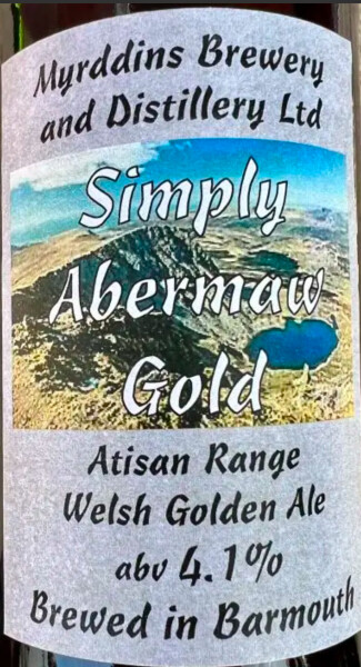 Myrddins Brewery & Distillery Simply Abermaw Gold