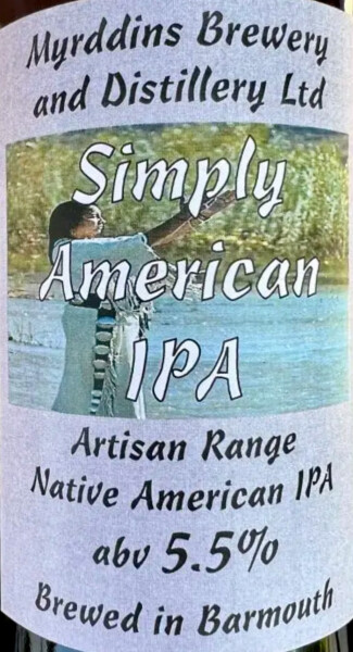 Myrddins Brewery & Distillery Simply American IPA