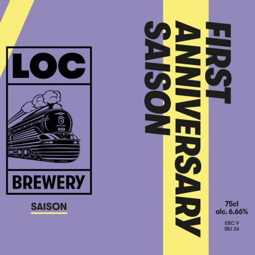 LOC Brewery First Anniversary Saison