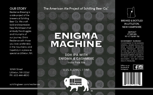 Resilience Brewing Enigma Machine
