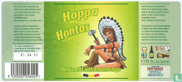Brouwerij Maenhout Hoppa Hontas Amarillo