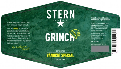 Pivovar Stern Grinch