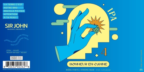 Brasserie Sir John Brewing Company Bonheur En Canne 4