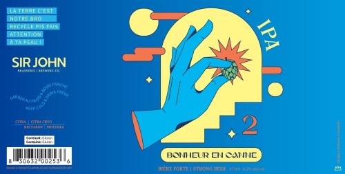 Brasserie Sir John Brewing Company Bonheur En Canne 2