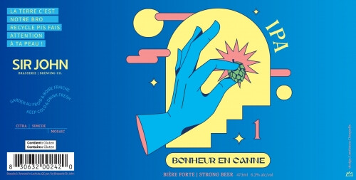 Brasserie Sir John Brewing Company Bonheur En Canne 1