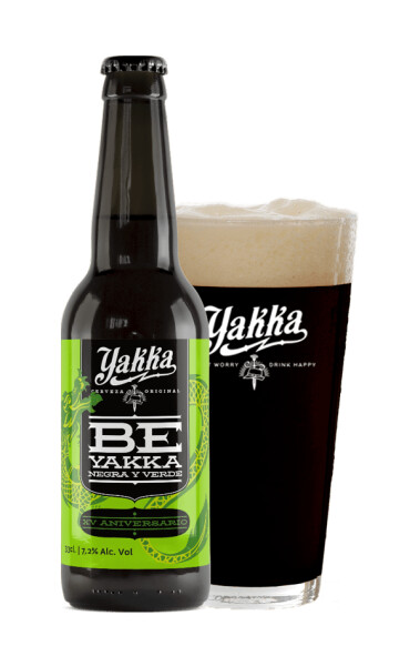 Cervezas Yakka Beyakka Negra & Verde