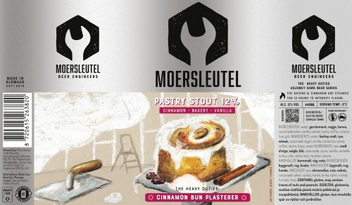 Moersleutel Craft Brewery Cinnamon Bun Plasterer