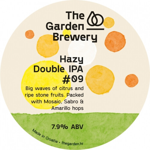 The Garden Brewery Hazy Double IPA #09