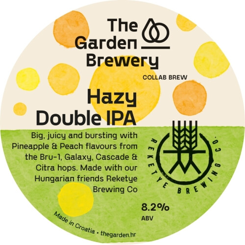 The Garden Brewery Hazy Double IPA (Reketye)