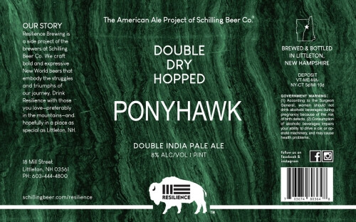 Resilience Brewing Ponyhawk - Double Dry-Hopped