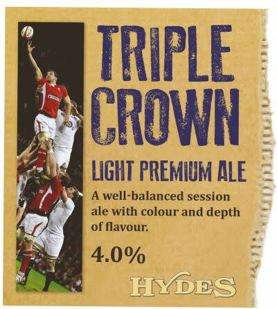Hydes Brewery Triple Crown
