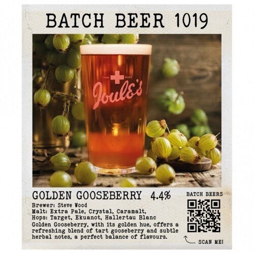 Joule's Brewery Golden Gooseberry (Batch Beer 1019)