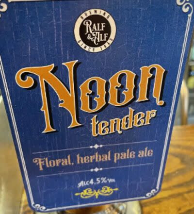 Hydes Brewery Ralf & Alf Noon Tender