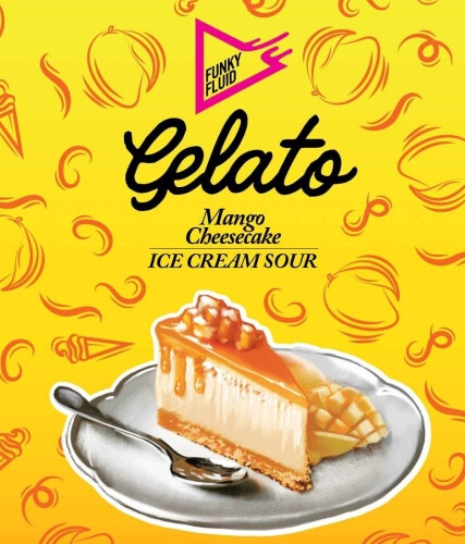 Funky Fluid Gelato: Mango Cheesecake