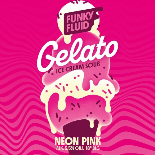 Funky Fluid Gelato: Neon Pink