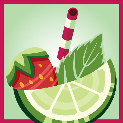 Nova Runda Beer Cocktail: Strawberry Mojito