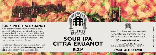 Vault City Sour IPA Citra Ekuanot