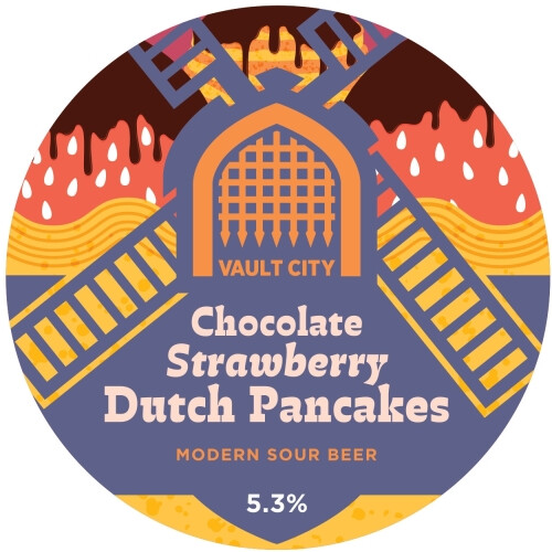 Vault City Chocolate Strawberry Dutch Pancakes
