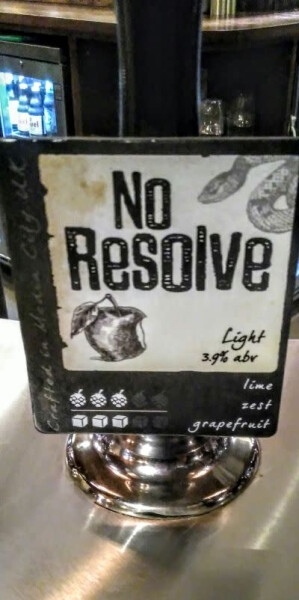 Hydes Brewery No Resolve