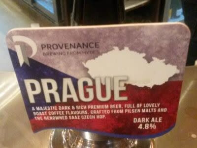 Hydes Brewery Provenance - Prague