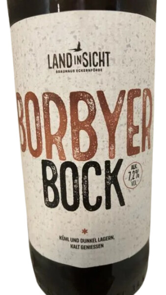 Land in Sicht Brauhaus Eckernförde Borbyer Bock