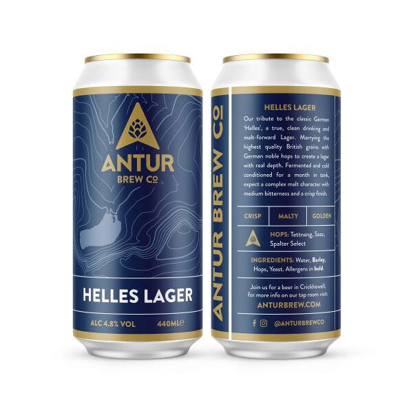 Antur Brew Co Helles Lager