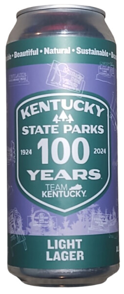 Against the Grain Brewery Kentucky State Parks 100 Years Light Lager