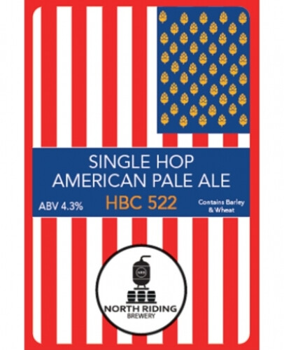 North Riding Brewery Single Hop American Pale Ale - HBC 522