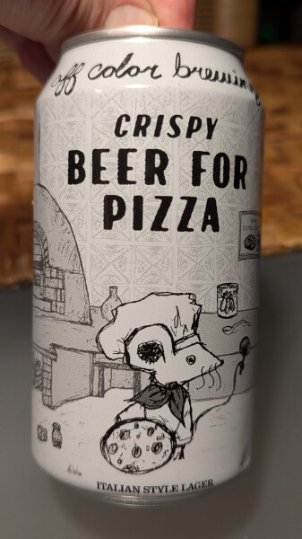 Off Color Brewing Crispy Beer For Pizza