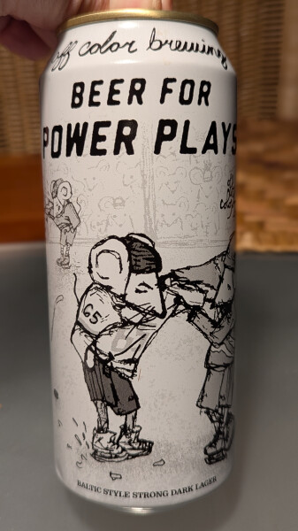 Off Color Brewing Beer for Power Plays