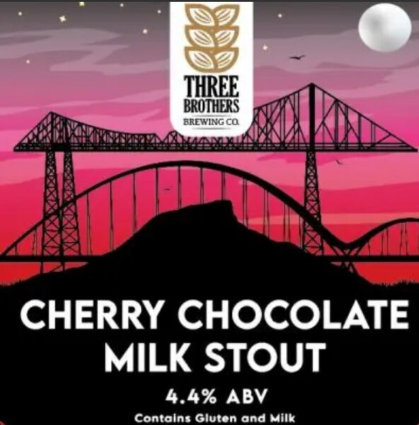 Three Brothers Brewing Co. Cherry Chocolate Milk Stout