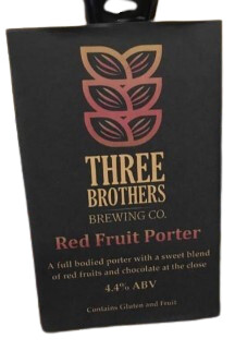 Three Brothers Brewing Co. Red Fruit Porter