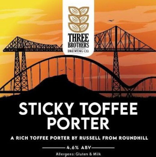 Three Brothers Brewing Co. Sticky Toffee Porter