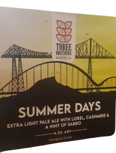 Three Brothers Brewing Co. Summer Days