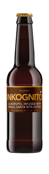 Õllenaut Inkognito Quadrupel (infused With Brazil Santa Rita Coffee)