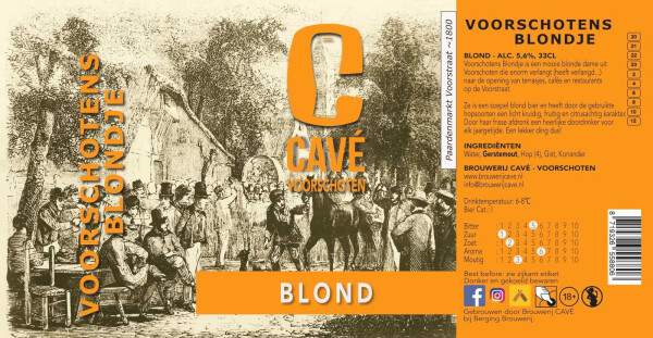 Brouwerij Cavé Voorschotens Blondje